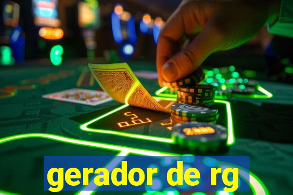 gerador de rg